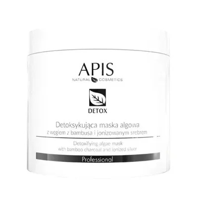 Apis Detox detoksykująca maska algowa z węglem z bambusa i jonizowanym srebrem 200 g