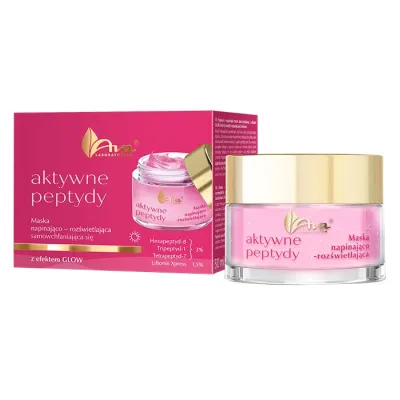 Ava Aktywne Peptydy maska napinająco-rozświetlająca do twarzy 50 ml