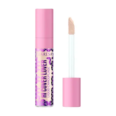 Claresa Hi Cover Lover wegański wodoodporny korektor do twarzy w płynie 21 Lightest 8 g