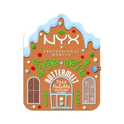 NYX Professional Makeup Buttermelt Face Palette Cocoa And Spice paleta do konturowania twarzy Deep 2 x 5 g