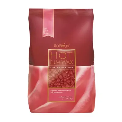 Italwax Hot Film Wax wosk do depilacji w granulkach Róża 1kg