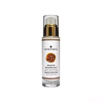 Orientana Naturalny Booster regenerujący do twarzy na noc Reishi i Fioletowy Ryż 30ml