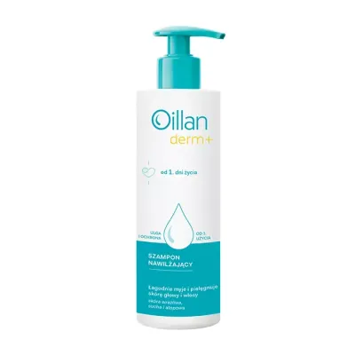 Oillan Derm+ szampon nawilżający do skóry suchej i atopowej 180 ml