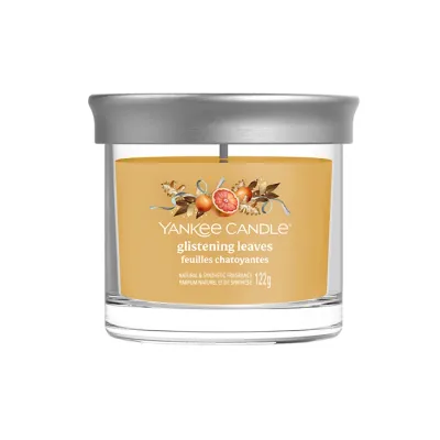Yankee Candle Signature Tumbler świeca zapachowa Glistening Leaves 122 g