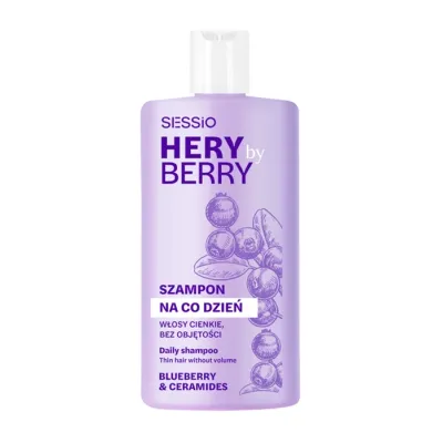 Sessio Hery By Berry Blueberry & Ceramides szampon na co dzień do włosów cienkich i bez objętości 300 ml