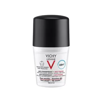 Vichy Homme antyperspirant w kulce przeciw plamom 50 ml