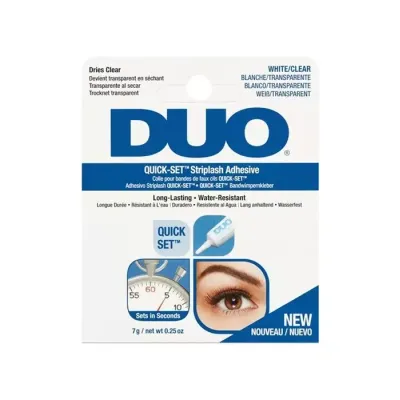 Ardell Duo Quick Set klej do sztucznych rzęs White Clear 7 g