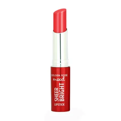 Golden Rose Mood Sheer Bright błyszcząca pomadka w sztyfcie 103 Coral Red 3,3 g