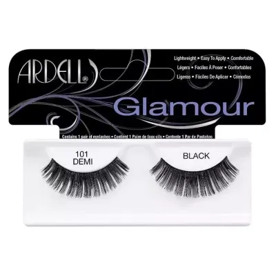 Ardell Glamour sztuczne rzęsy na pasku 101 Demi Black