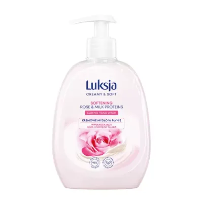Luksja Creamy & Soft mydło w płynie Róża i Proteiny Mleka 500ml