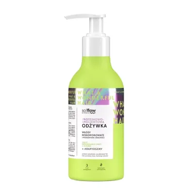 So!Flow Proteinowo-Emolientowa odżywka do włosów niskoporowatych 400ml