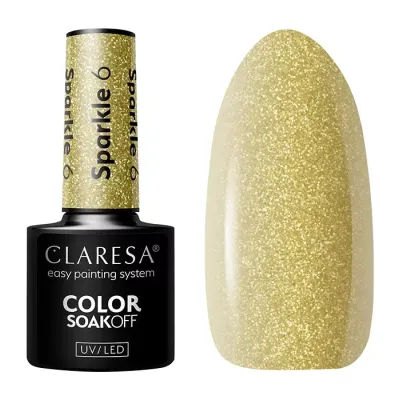 Claresa hybrydowy lakier do paznokci Sparkle 6 5 g