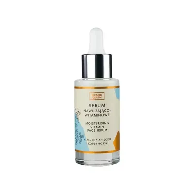 Nature Queen serum nawilżająco-witaminowe hialuronian sodu i koper morski 30ml