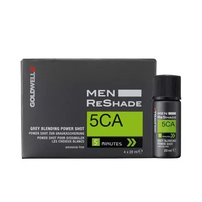 GOLDWELL MEN RESHADE ODSIWIACZ DO WŁOSÓW DLA MĘŻCZYZN 5CA COOL ASH LIGHT BROWN 4X20ML