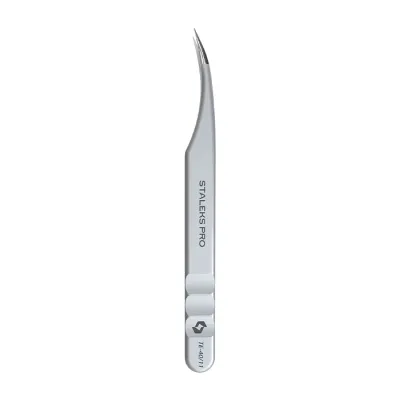 Staleks Pro Expert Lash Brow profesjonalna pęseta do rzęs TE-40/11