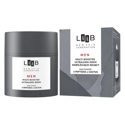 AA LAAB Men multi-booster ultralekki krem nawilżająco-kojący do twarzy 50 ml