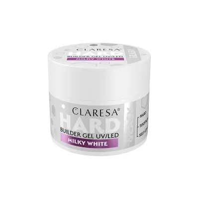 Claresa Hard & Easy żel budujący Milky White 12 g