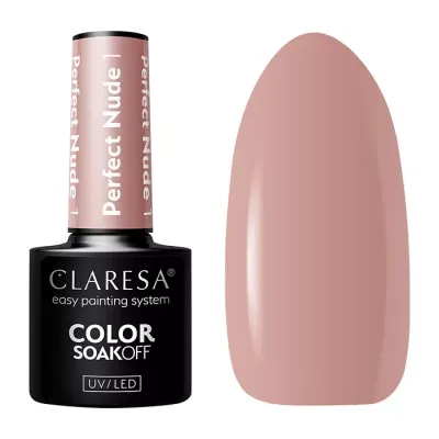 Claresa hybrydowy lakier do paznokci Perfect Nude 1 5 g
