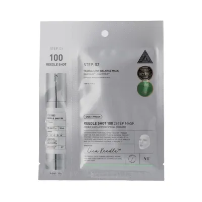 VT Cosmetics Cica x Hyalon Reedle Shot 100 zabieg ujędrniający z technologią mikroigieł ampułka 1,5 g + maska w płachcie 25 g