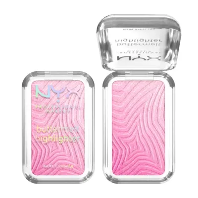 NYX Professional Makeup Buttermelt rozświetlacz do twarzy w kompakcie 15 U Butta Werk 5 g