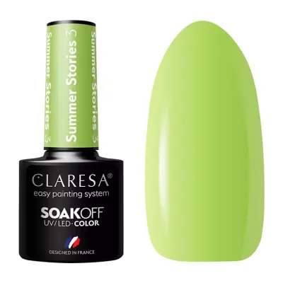 Claresa hybrydowy lakier do paznokci Summer Stories 3 5 g