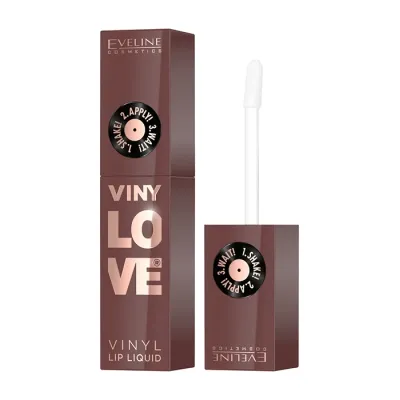 Eveline Cosmetics Vinylove długotrwała pomadka w płynie z winylowym wykończeniem 07 Nudy 4 ml