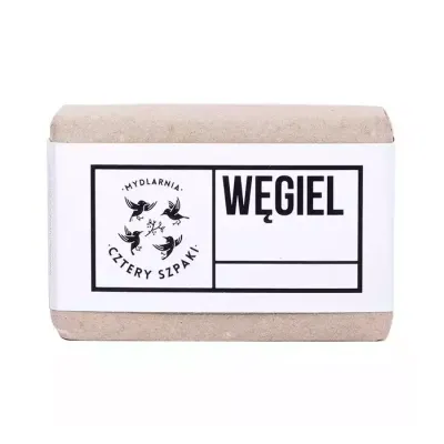 MYDLARNIA CZTERY SZPAKI WĘGIEL MYDŁO WĘGLOWE 110G
