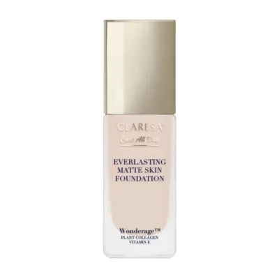 Claresa Care All Day podkład matująco-wygładzający Light Beige 32 ml