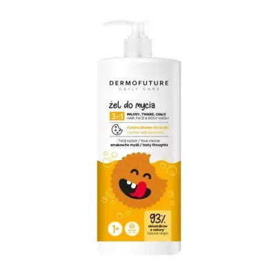 Dermofuture Daily Care żel do mycia 3w1 dla dzieci Ciasteczkowe Smaczki 500ml
