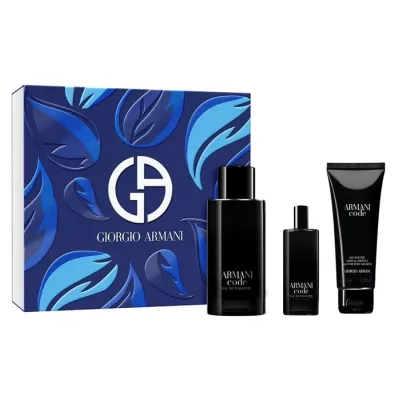Armani Code woda toaletowa spray 125 ml + 15 ml + żel pod prysznic 75 ml
