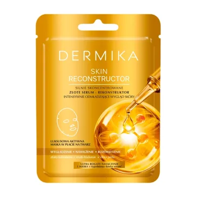 Dermika Skin Reconstructor intensywnie odmładzająca maska w płachcie 1 sztuka