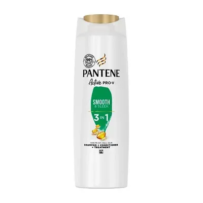 Pantene Smooth & Sleek 3w1 szampon do włosów 300 ml