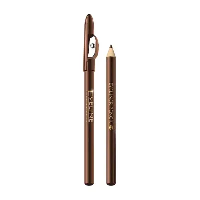 Eveline Cosmetics Pencil kredka do oczu z temperówką brązowa 2 g