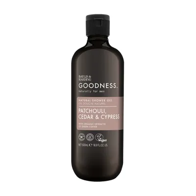 Baylis & Harding Goodness Men's Patchouli Cedar & Cypress żel pod prysznic dla mężczyzn 500 ml
