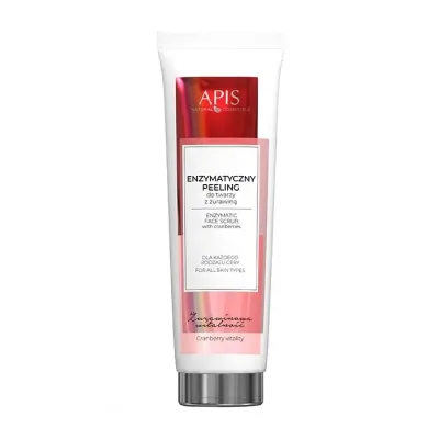Apis Żurawinowa Witalność enzymatyczny peeling do twarzy z żurawiną 100 ml