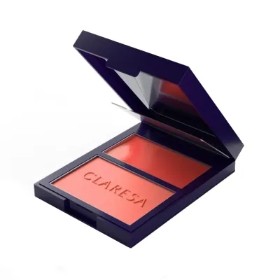 Claresa Duo Palette Creamy & Pressed kremowo-pudrowa paletka róży do konturowania twarzy 02 Candy Crush 8,5 g