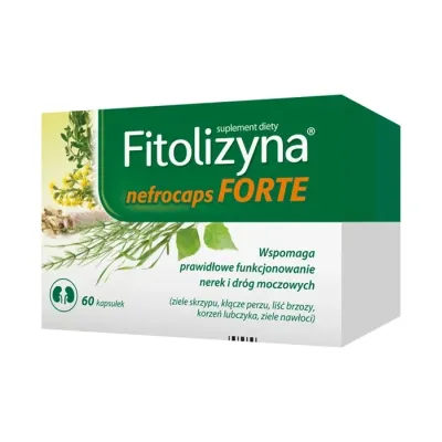 Fitolizyna Nefrocaps Forte suplement diety 60 kapsułek