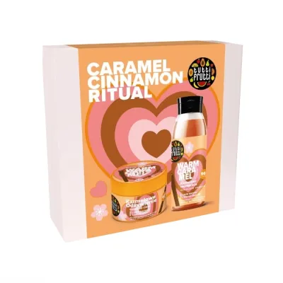 Farmona Tutti Frutti Caramel Cinnamon Ritual zestaw do pielęgnacji ciała masło do ciała 200 ml + żel pod prysznic 400 ml