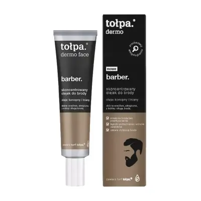 TOŁPA DERMO BARBER SKONCENTROWANY OLEJEK DO BRODY 40ML