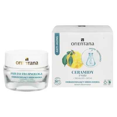 Orientana Ceramidy Z Yuzu odbudowujący krem-maska na dzień i na noc 40 ml