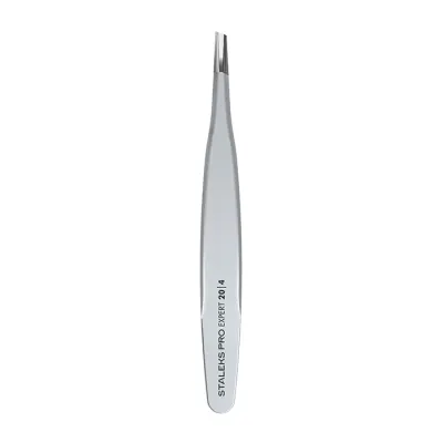 Staleks Pro Expert Lash Brow profesjonalna pęseta do brwi TE-20/4