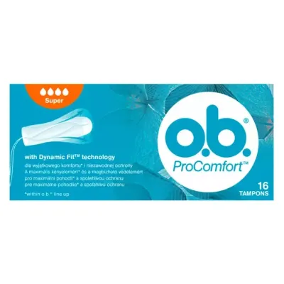 O.B. Pro Comfort tampony Super 16 sztuk