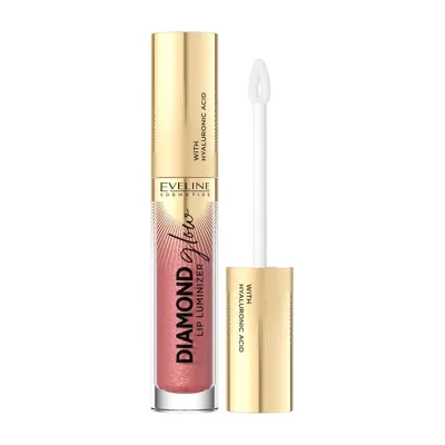 Eveline Cosmetics Diamond Glow Lip Luminizer błyszczyk do ust z kwasem hialuronowym 15 Sugar Rush 4,5 ml