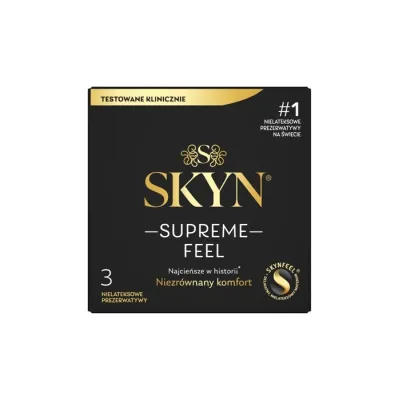 Skyn Supreme Feel nielateksowe prezerwatywy 3 sztuki