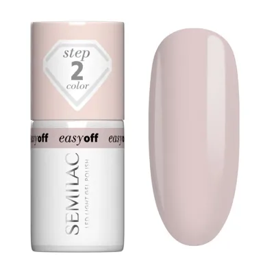 Semilac Easy Off lakier hybrydowy L12 Almond Milk 7 ml