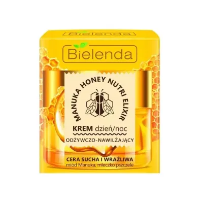 Bielenda Manuka Honey Nutri Elixir krem do twarzy na dzień i na noc 50 ml
