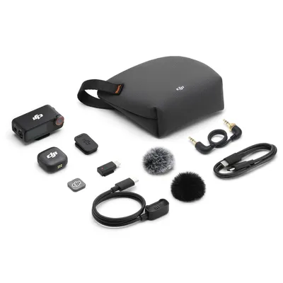DJI Mic 3 (1 TX + 1 RX) - bezprzewodowy system mikrofonów