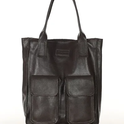 Shopper bag MAZZINI c. brązowy s131d