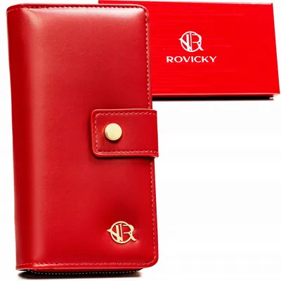 Portfel damski Rovicky R-POR-01-D2 czerwony