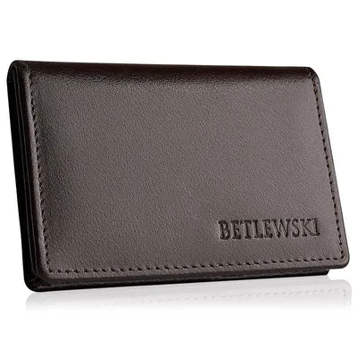 Etui na karty BETLEWSKI BESA-BF-15 brązowe